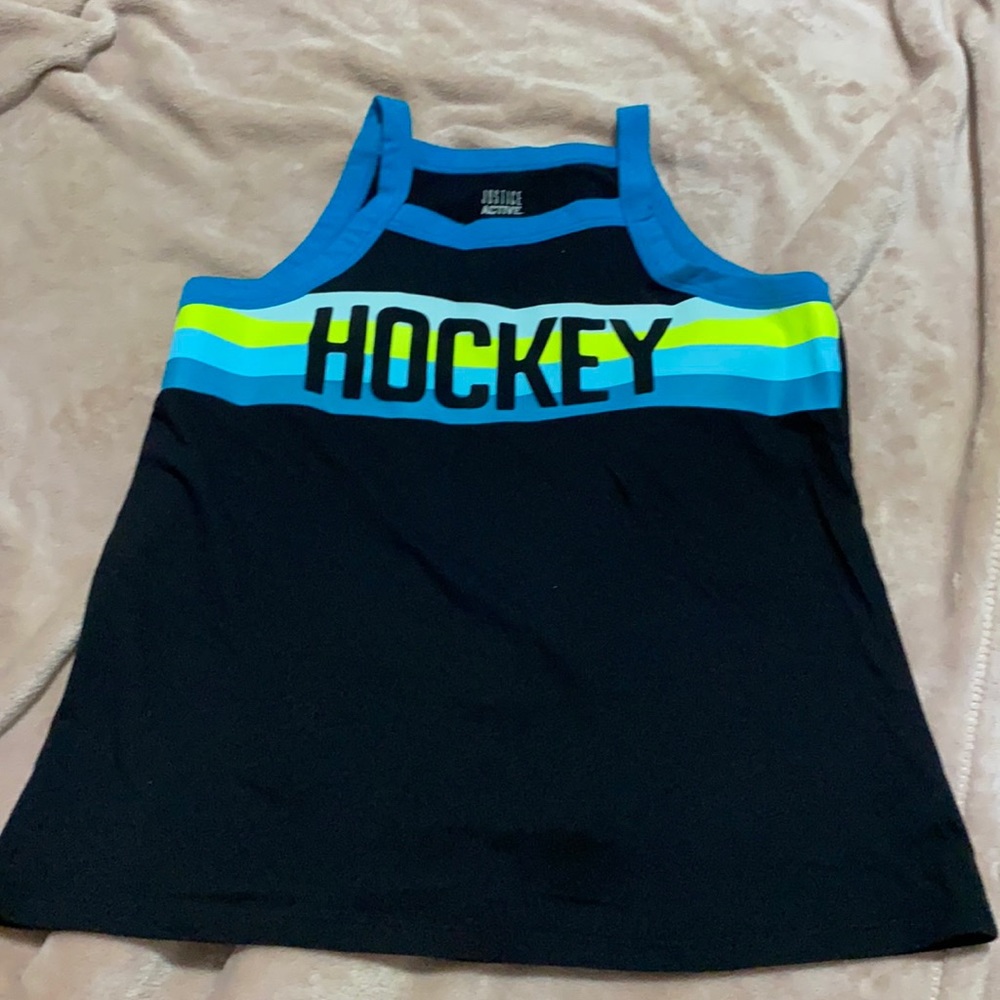 Hockey no sleeve tank top!
